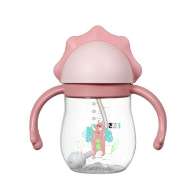 China BPA Free Wholesale Cute Antibacterial Clear Tritan Baby Thermos Plastic Water Bottle Ready To Ship Te koop