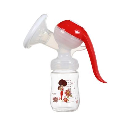 中国 BPA Free Manual Breast Pump With Nipple Cover Portable Breast Pump Breastfeeding Pump Sucking Milk Extractor 販売のため