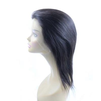 China Preplucked Virgin Hair Full Lace Wig Natural Short Straight Hot Sale Long Straight Human Hair Wigs For Black Women for sale