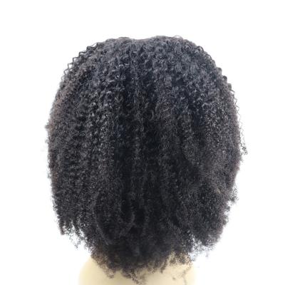 China Other Hot Selling Natural Hair Color Short Curly Curly V Shape Afro U Piece Wigs Natural Wig For Black Women for sale