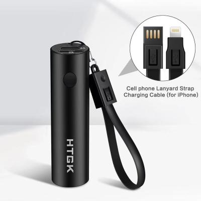 China Portable Multi-Function Small Mobile Power Bank 5000mah Flashligusb UV Support Charging Aluminum Alloy With Single USB Cable Portable for sale