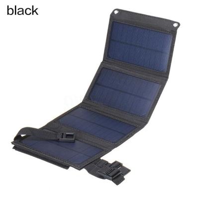 China Foldable Outdoor Solar Powered PET Solar Charger Charger with SunPower Solar Panels USB Ports for iPhone and Smartphone for sale