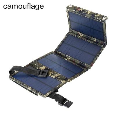 China Mini Foldable Solar USB Charging Portable Waterproof Mobile Phone Battery Charger for Outdoor for sale