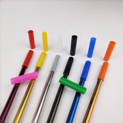 China Sustainable Food Grade Silicon Tips Sheets For 6mm Stainless Steel Straws for sale