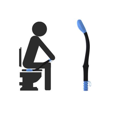 China Sustainable Long Reach Comfort Wipe Toilet Aids Tools For Disabled And Pregnant Women for sale