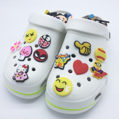 China Hot Matching Shoe Buckle Designs Cartoon Patterns Shoe Charms For Clog Shoes Lace Accessories As Kids Gifts for sale