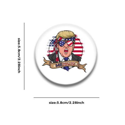 China 3D Amazon Trump Button-Keep America Trump 2024 Presidential Election Campaign-Donald Trump Election Great Button Badge for sale