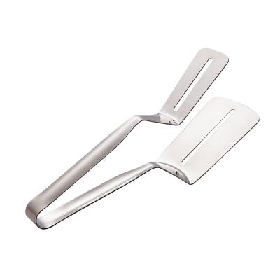 China Stainless Steel Kitchen BBQ Bread Utensil Set Tong Fried Steak Shovel Fried Fish Barbecue Grill Tong Shovel Clamp Kitchen Bread Meat Clamp for sale