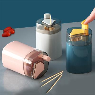 China A025 Container Vending Machine Toothpick Bottle Toothpick Bottle Kitchen Container Holder Home Dining Storage Box for sale