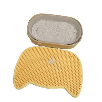 China 2021 New Cats Double-Layer Waterproof Rectangular EVA Pet Pad for sale