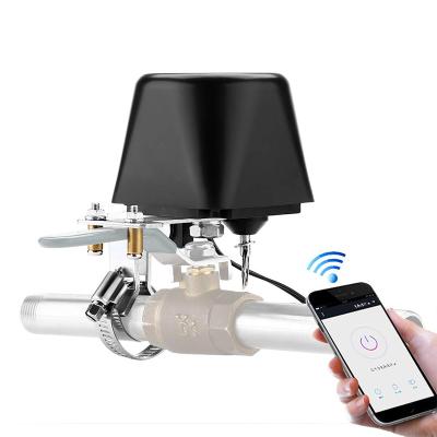 China Alexa Google Assistant Voice Control Home Automation Tuya Smart Life WiFi Water Valve Automatic Shutoff Gas Valve for sale