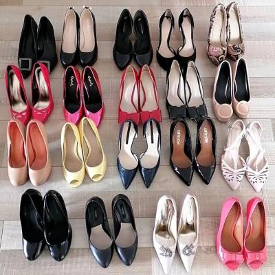 China Cushioning latest pointed toe ladies heels pumps and used heeled high heels shoes ladies pumps for ladies women for sale