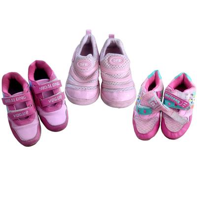 China Cushioning Used Heel Shoes For Kids Girls Whole Sale Fashion Kids Shoes Girls Occasion Pink Cute Sports Used Shoes Casual Sneakers for sale