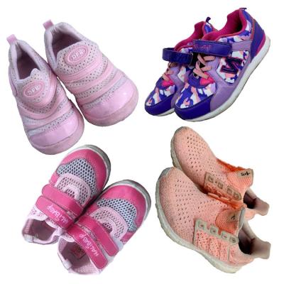 China Damping Girls' Sandals Used Whole Sale Casual Kids Sneakers Shoes Girls Flats Sports Rubber Sole Used Shoes for sale