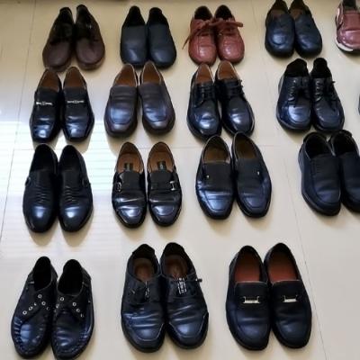 China Cheap Breathable Used Shoes China Patent Leather Used Adult Stylish Shoes Mixed Stock For Men Leather Shoes for sale