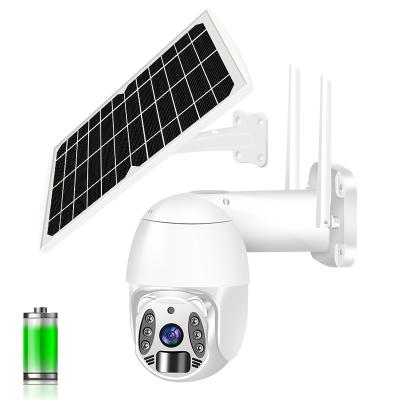 China VESAFE Starlight Network motion tuya ptz outdoor 3mp HD cctv ip lowpower camara Low battery solar 4G WiFi camera for sale