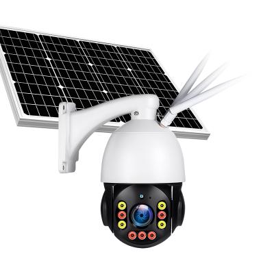 China Vesafe Outdoor WIFI CCTV Spy Cameras Solar Camera Solar Panel Power Wireless Night Vision Security PTZ Camera for sale