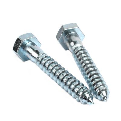 China Galvanized Hex Head Lag Screw Wood Hex Car Screw Din571 for sale