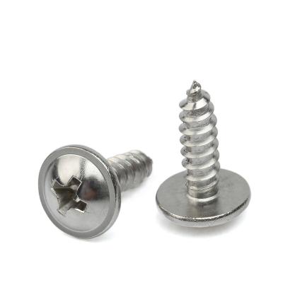 China Self Tapping Screw Pan Head With Collar DIN968 Phillips Wafer Head Tapping Screw Corss Recessed for sale