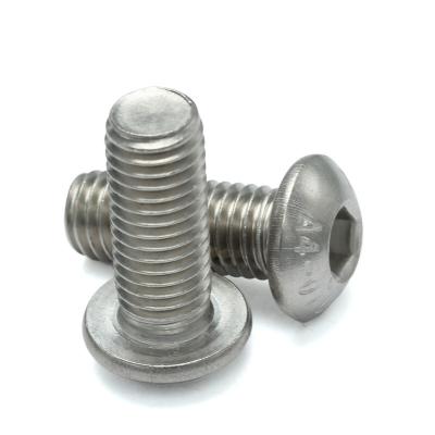 China Pan Factory Screws Hex Socket Pan Head Screw Stainless Steel ISO7380 M5 M6 M8 M10 304 316 for sale