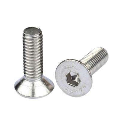 China Industry Manufacture Professional Price Countersunk Bolt Din7991 Flat Head Hex Socket Bolt for sale