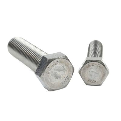 China Factory Industry Directly Supply Good Price 304 Stainless Steel Hex Head Bolt for sale