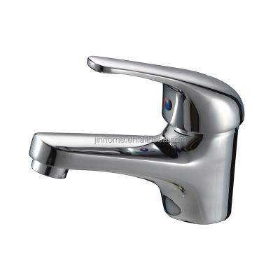 China Hot And Cold Bathroom Faucets Sink Faucet Basin Mixer Tap Chrome Modern Single Lever Metered Mixer Basin Faucet for sale