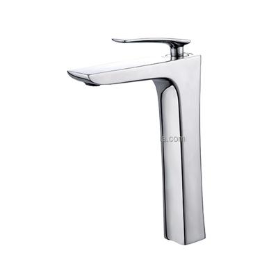 China Hign Brass Single Basin Mixer Taps Factory Supply Design Larger Metered Basin Mixer For Sale for sale