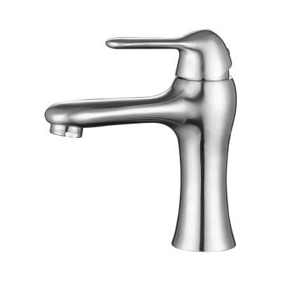 China Taps Jinhome Stainless Steel Bathroom Basin Mixer Metered Water Faucet for sale