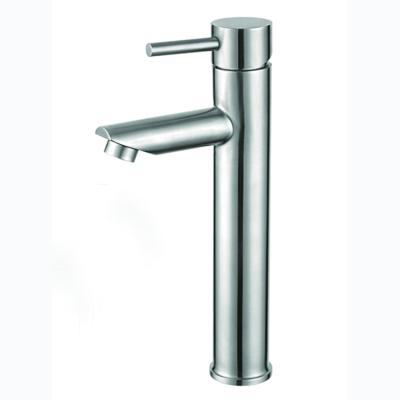 China Single Modern Sink Faucet Bathroom Faucet Hole Ware Stainless Steel Metered Sanitary Structure for sale