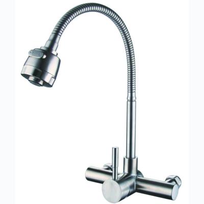 China 304 Stainless Steel Kitchen Thermostatic Faucets Wall Mounted Multifunctional Faucet Hot And Cold Universal Rotating Faucet Kitchen Sink Basins for sale