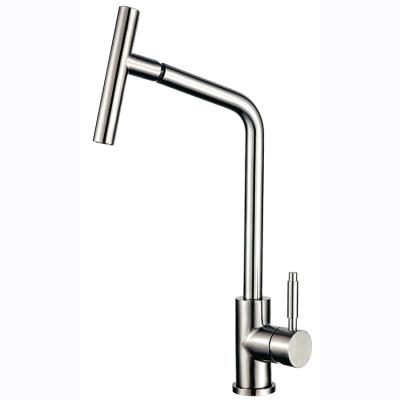 China Hot Water Faucets SUS304 Stainless Steel Thermostatic Kitchen Faucet Universal Faucet Cold And Cold Pull Down Hot And Cold Faucet for sale