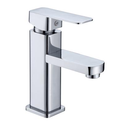 China Taps Jinhome Metered Basin Faucets For Bathroom Waterfall Square Bathroom Sink Mixer Taps for sale