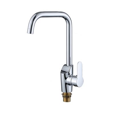 China South America Style Sanitary Style Faucet Mixer Sense Faucets Kitchen Ware Single Handle Chrome Kitchen Faucet for sale