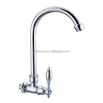 China Thermostatic Wall Mounted Single Faucet Cold Water Faucet Single Handle Kitchen Sink Faucet G1/2in Home Use for sale