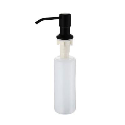 China Foam Soap Dispenser Kitchen Sink Soap Dispenser Matte Black Dish Soap Dispenser for Built in Kitchen Sink Lotion Dispenser for sale