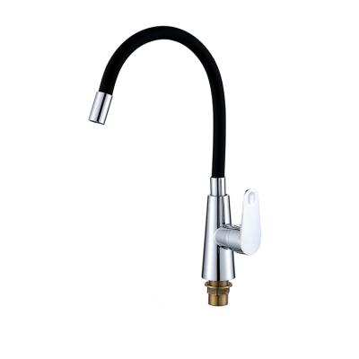 China Thermostatic Faucets Black Pull Out Kitchen Faucet Deck Mounted Single Handle Kitchen Mixer Tap Hot Cold Kitchen Faucet With Spray 360 Rotation for sale