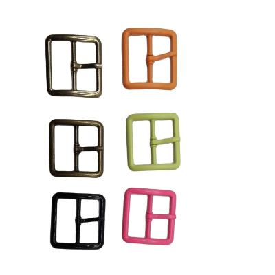 China High Quality Durable Electroplate Rectangle Durable Accessories Decorative Shoes Buckle Metal Shoe Buckles for sale