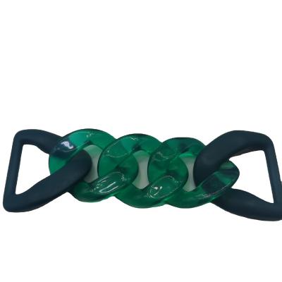 China Eco-friendly Factory Supplier Direct Link Shoe Buckle Ties Resin Chain for sale