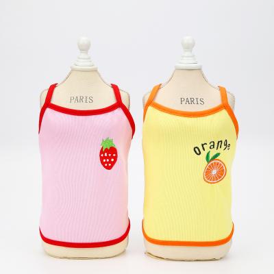 China Sustainable Designer Dog Clothes Cool Dog Vest Summer Dog Clothes for sale