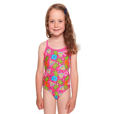 China Girls 2018 Anti-UV Children's Swimwear Flower Swimsuit Young Girls Bikini Manufacturer for sale