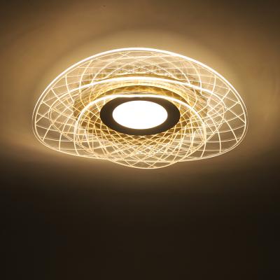 China Lighting Modern Led Bedroom Gold Bedroom Ceiling Light ETL Dimmable Indoor Residential Home Acrylic Outdoor Mount Mount For Hotel for sale