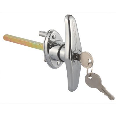 China Industrial Metal Electrical Cabinet Door Latch T Handle Lock Garage door lock for sale