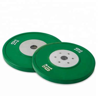 China High Quality Colored Fitness PU Bumper Plate Eco - Friendly for sale