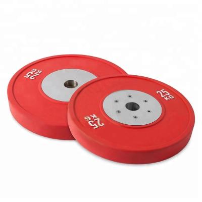 China Eco - Friendly Colored Rubber Competition Bumper Plate for sale