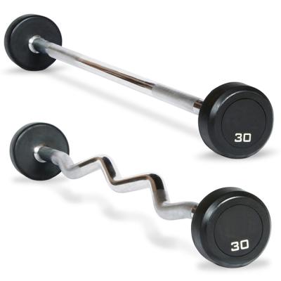 China 2020 Hot Sales Rubber Wrapped Solid Barbell For Promotion for sale