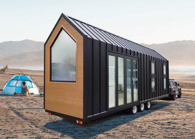 China Small Prefab House Modular Home Finished Steel Tiny House On Wheels ReadyTo Ship for sale