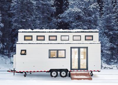 China Moderne kleine huis op wielen met zonnepanelen Prefab 2 slaapkamer mobiele huis Te koop