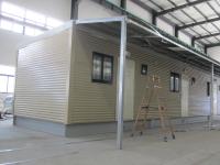 China Light Steel Fully Decorated Finished Bunk Prefabricated House/ Yellow Contemporary Modular Homes for sale