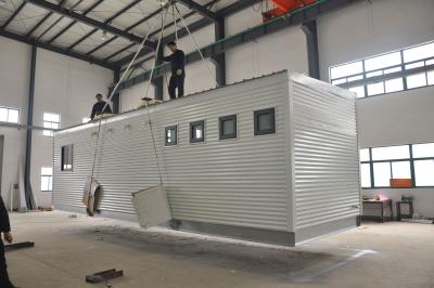 China Prefab Container House Public Model House Toilet PU Sandwich Panel  Convinient Build Toilet for sale